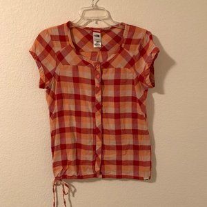 The North Face button down T-shirt